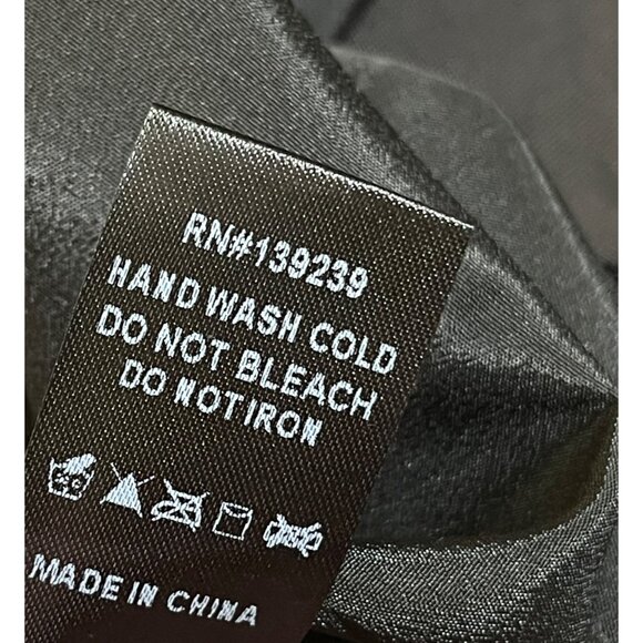 New D0+BE Halter Mini Dress Open Back Black M Medium Cocktail Party - Picture 8 of 9